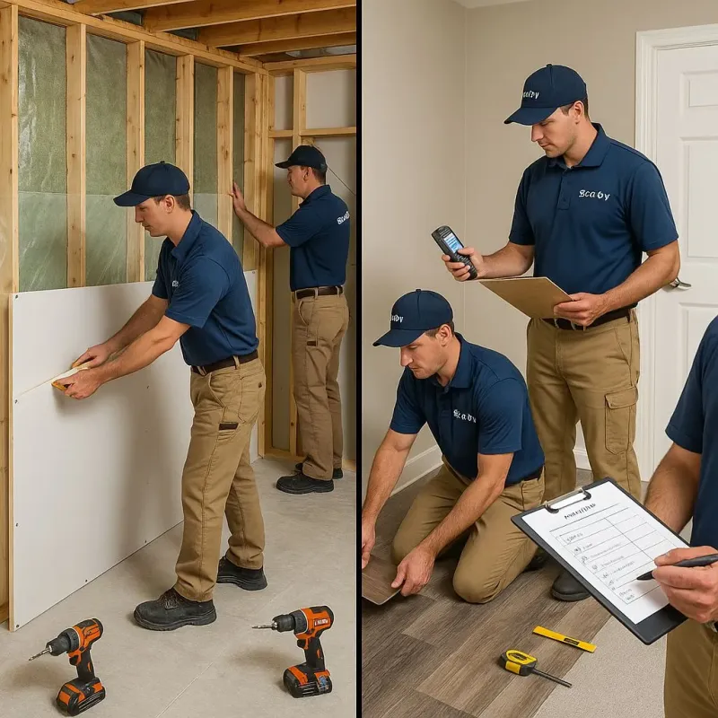 Repairs and Reconstruction process in Allegany County, NY